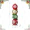 Glitzhome® 36.25" Christmas Resin Stacked Ornament Porch Decor